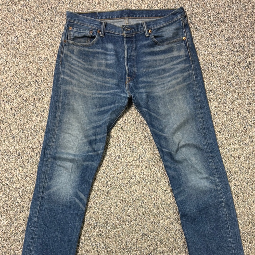 Men's Blue Jeans, Levi’s 501 34/32